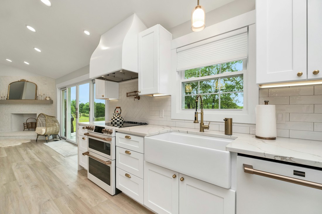 Illustrative finished kitchen